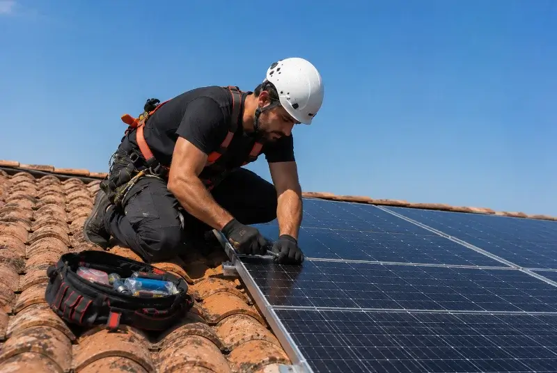 Maintenance et monitoring de panneaux solaires à Lavelanet-de-Comminges